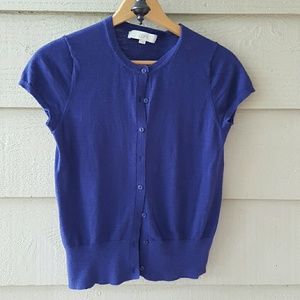 Loft short sleeve cardigan s